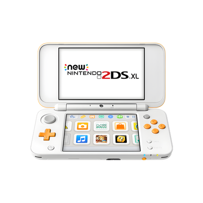2DS XL White/orange