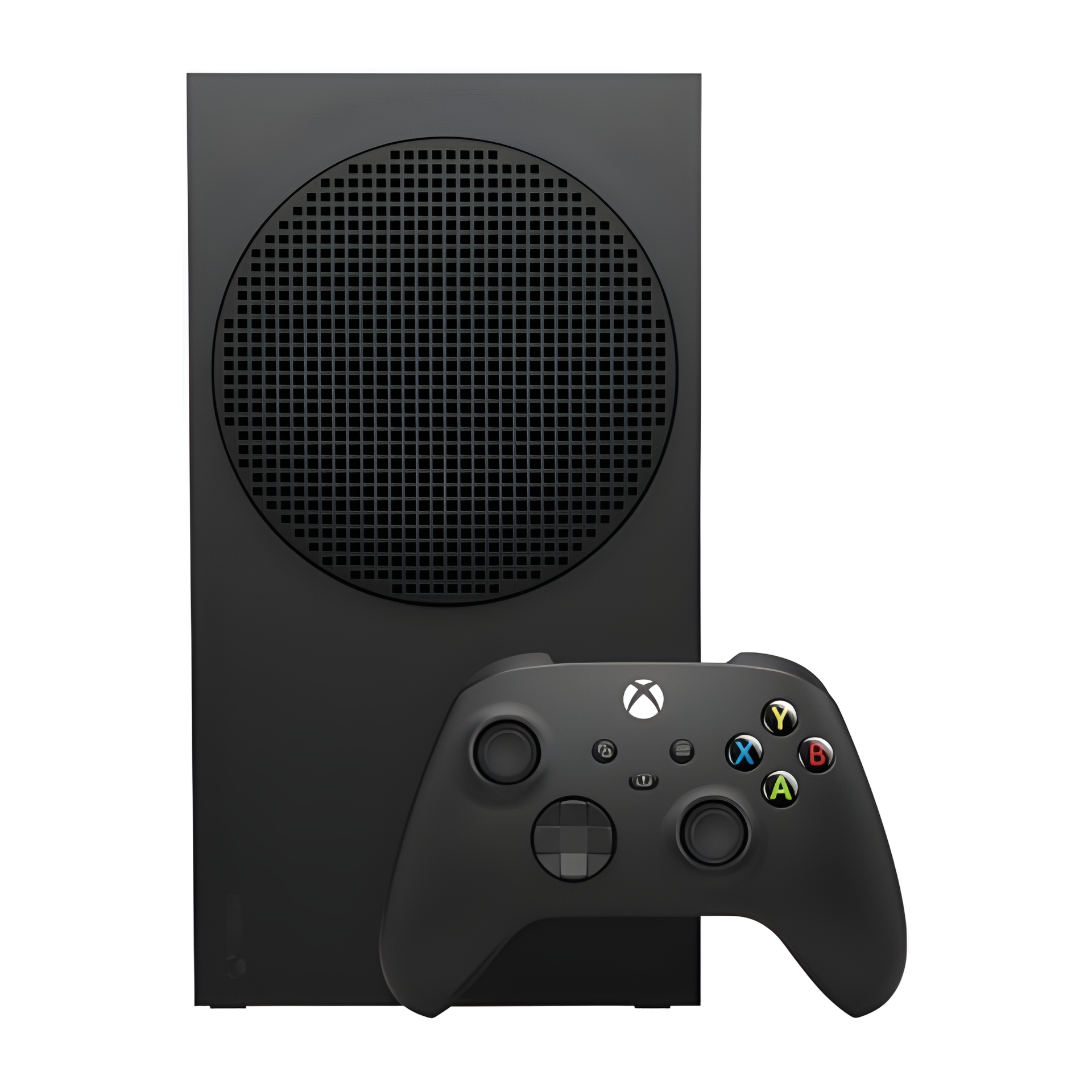 Microsoft Xbox Series S 1TB Black Unboxed console with controller. Compact next-gen design, 120FPS gaming, 1TB SSD, and fast loading powered by Xbox Velocity Architecture.