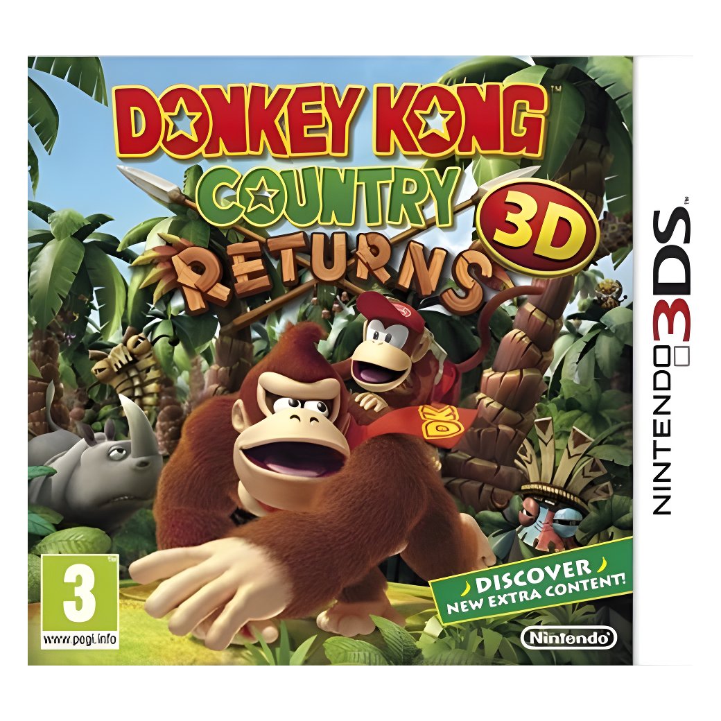 Donkey Kong Country Returns 3D - 3DS