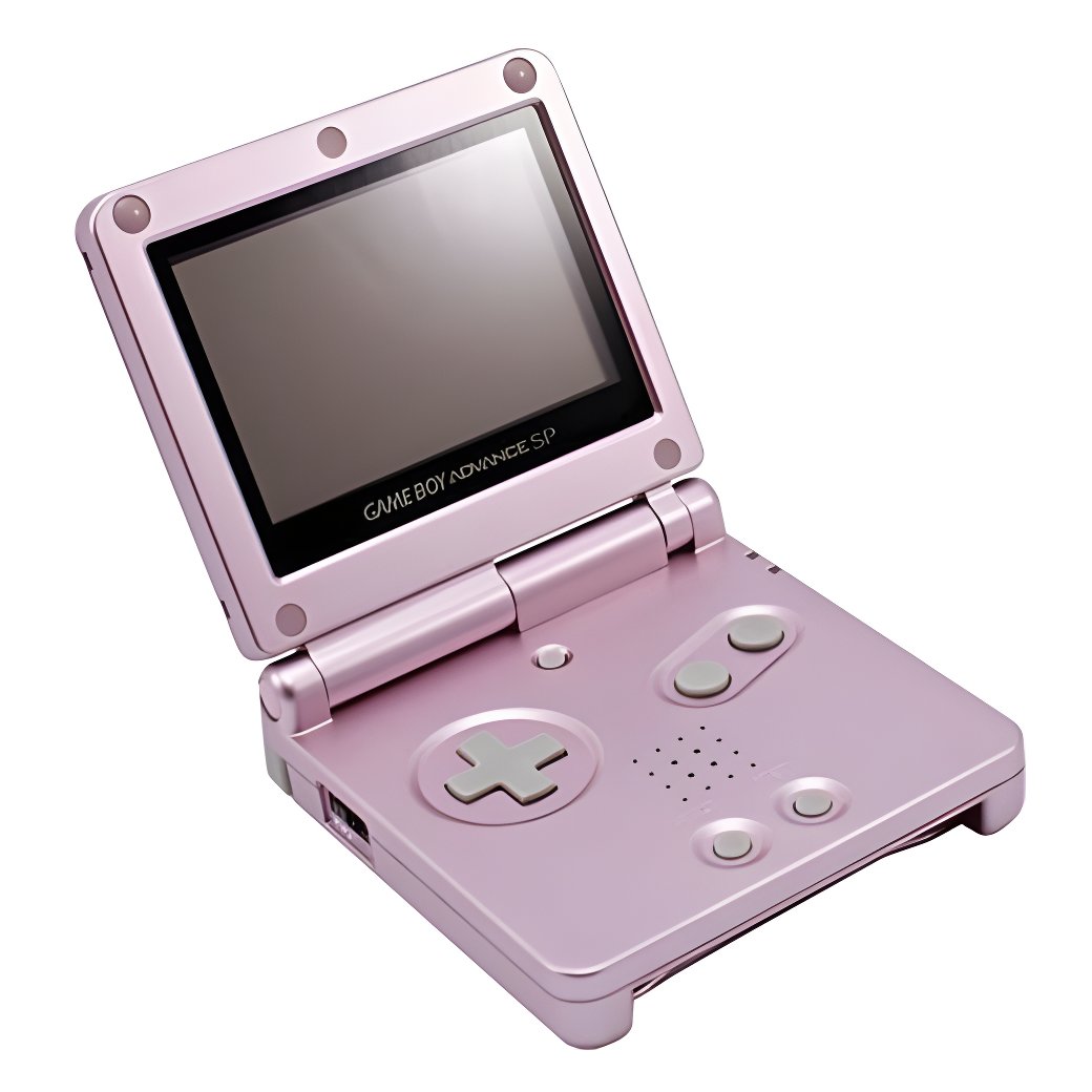 Game Boy Advance SP AGS-001  - Pearl Pink - Gameboy