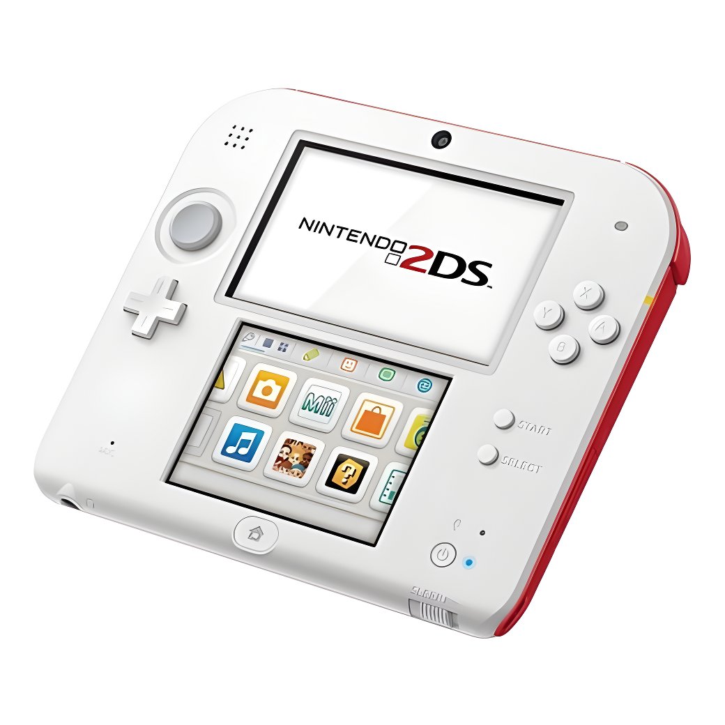 Nintendo 2DS - White/Red - 3DS