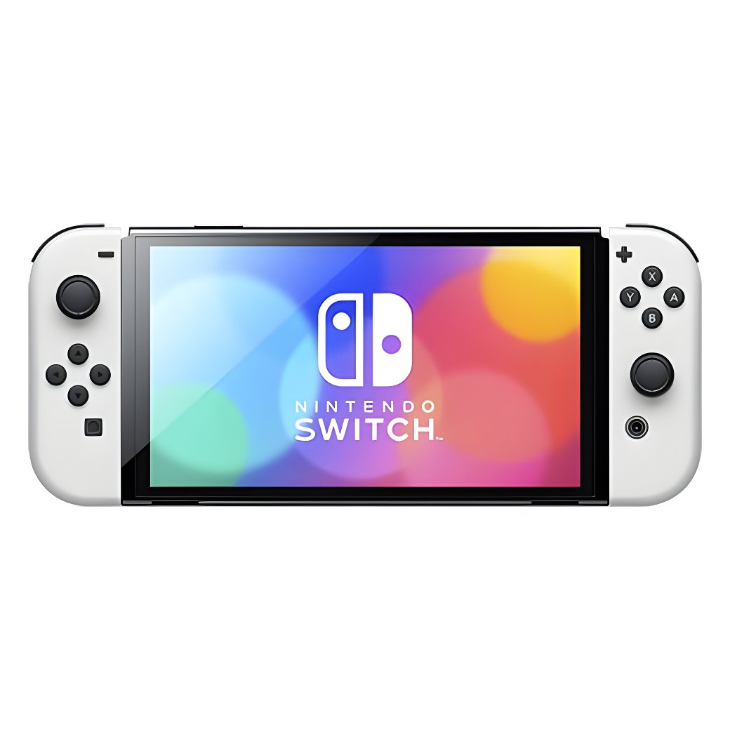 Switch Console, 64GB OLED + White Joy-Con, Discounted - Switch